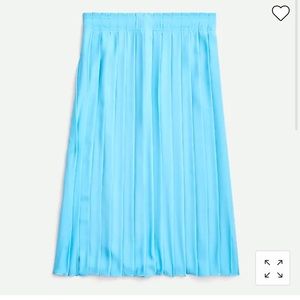 Jcrew pleated midi skirt